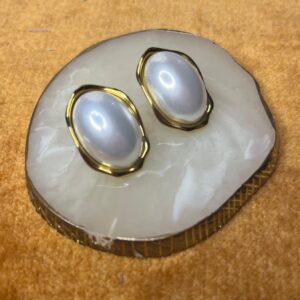 Argollas perlas