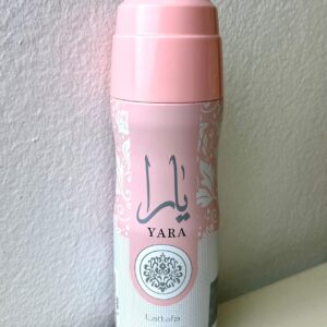 Desodorante y perfume en spray árabe Yara Rosa